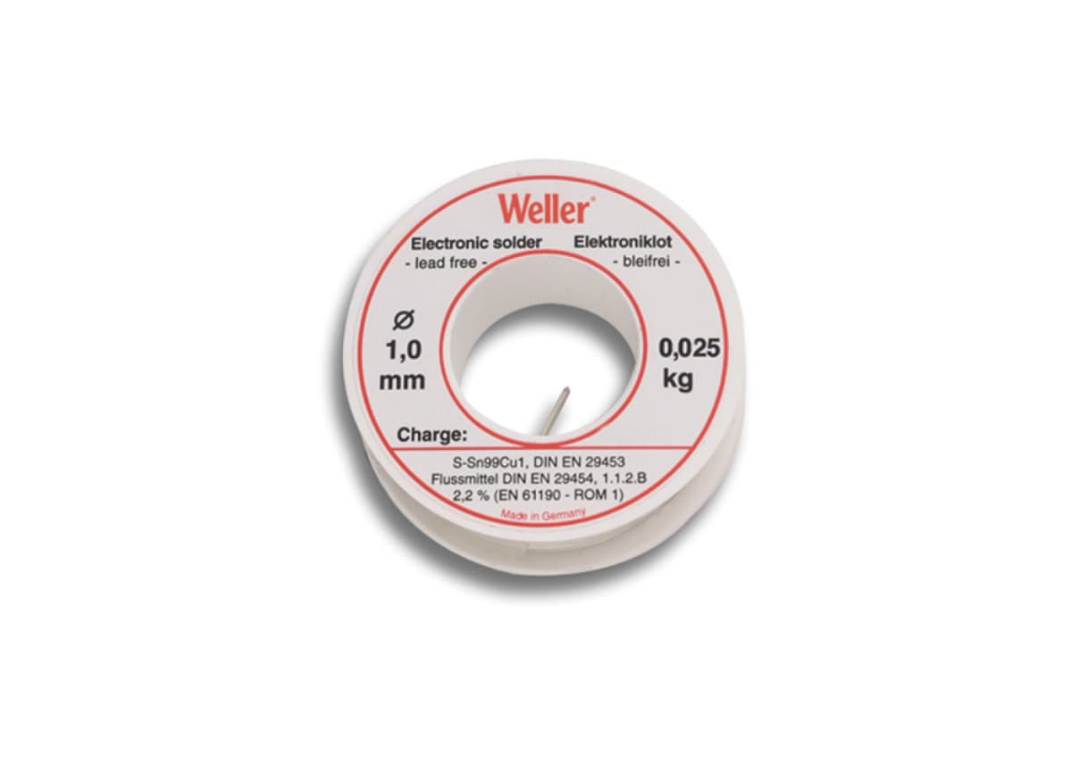 Weller EL99/1-25 Soldeertin Loodvrij - 1mm - 25g