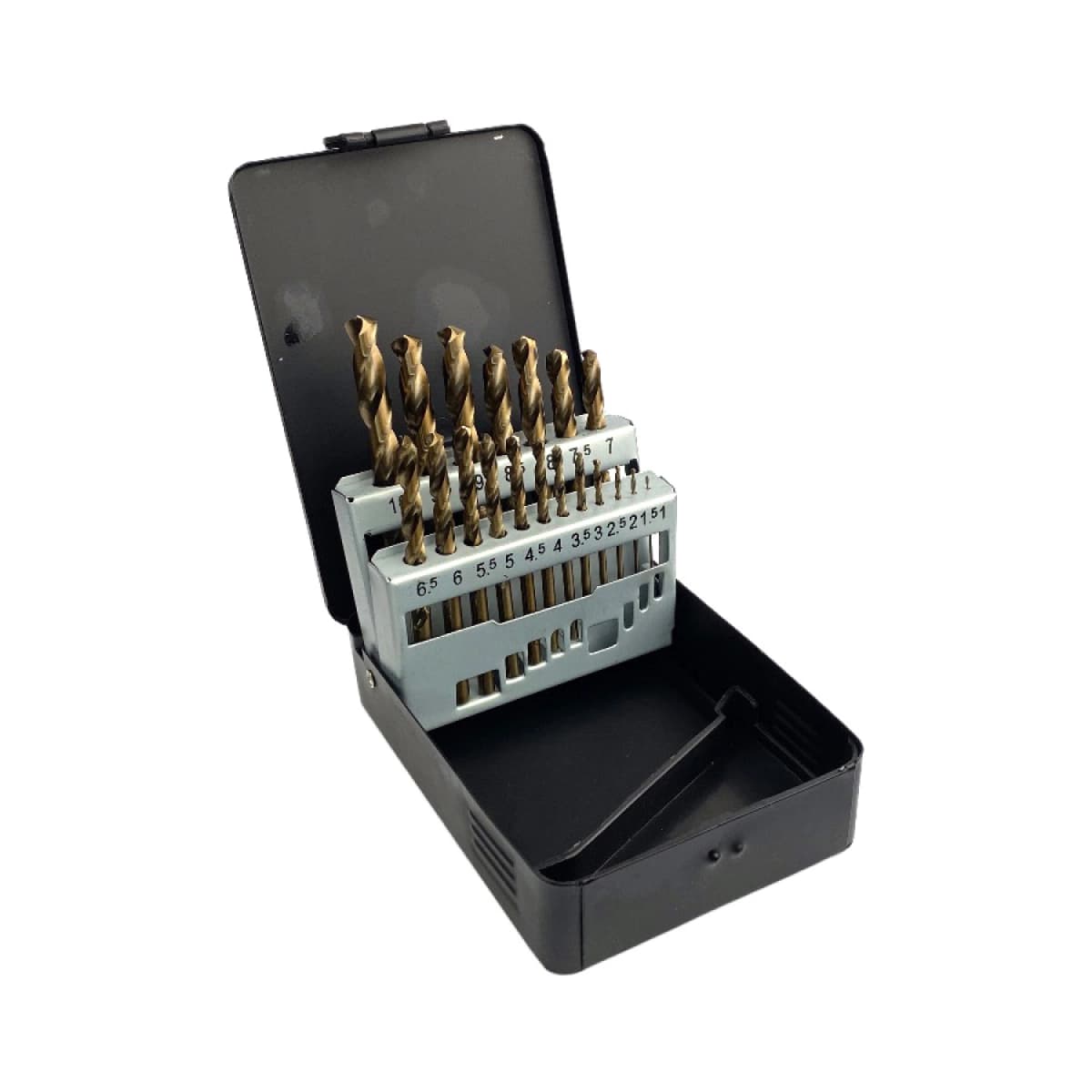 Fit-to-Fix 4000110005 19-delige Uni Metaalborenset DIN338 - HSS-Co - 1-10mmx0.5cm