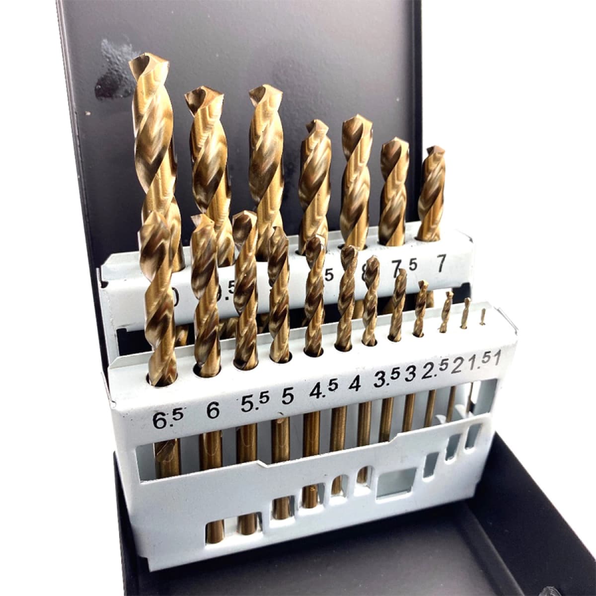 Fit-to-Fix 4000110005 19-delige Uni Metaalborenset DIN338 - HSS-Co - 1-10mmx0.5cm thumbnail 3