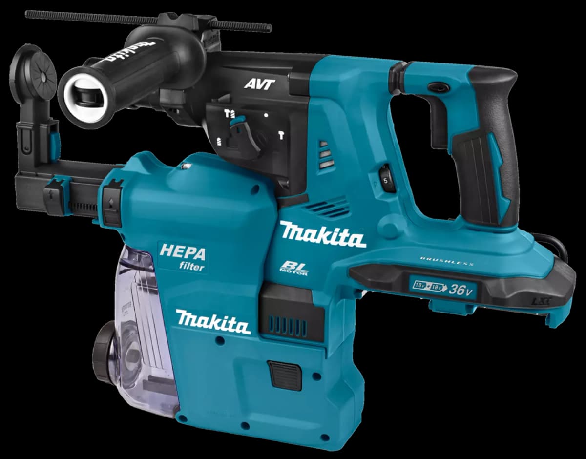 Makita DHR281ZWJ 36V (2x18V) Li-Ion Accu SDS-Plus Combihamer Body In Mbox - 2,9J thumbnail 4