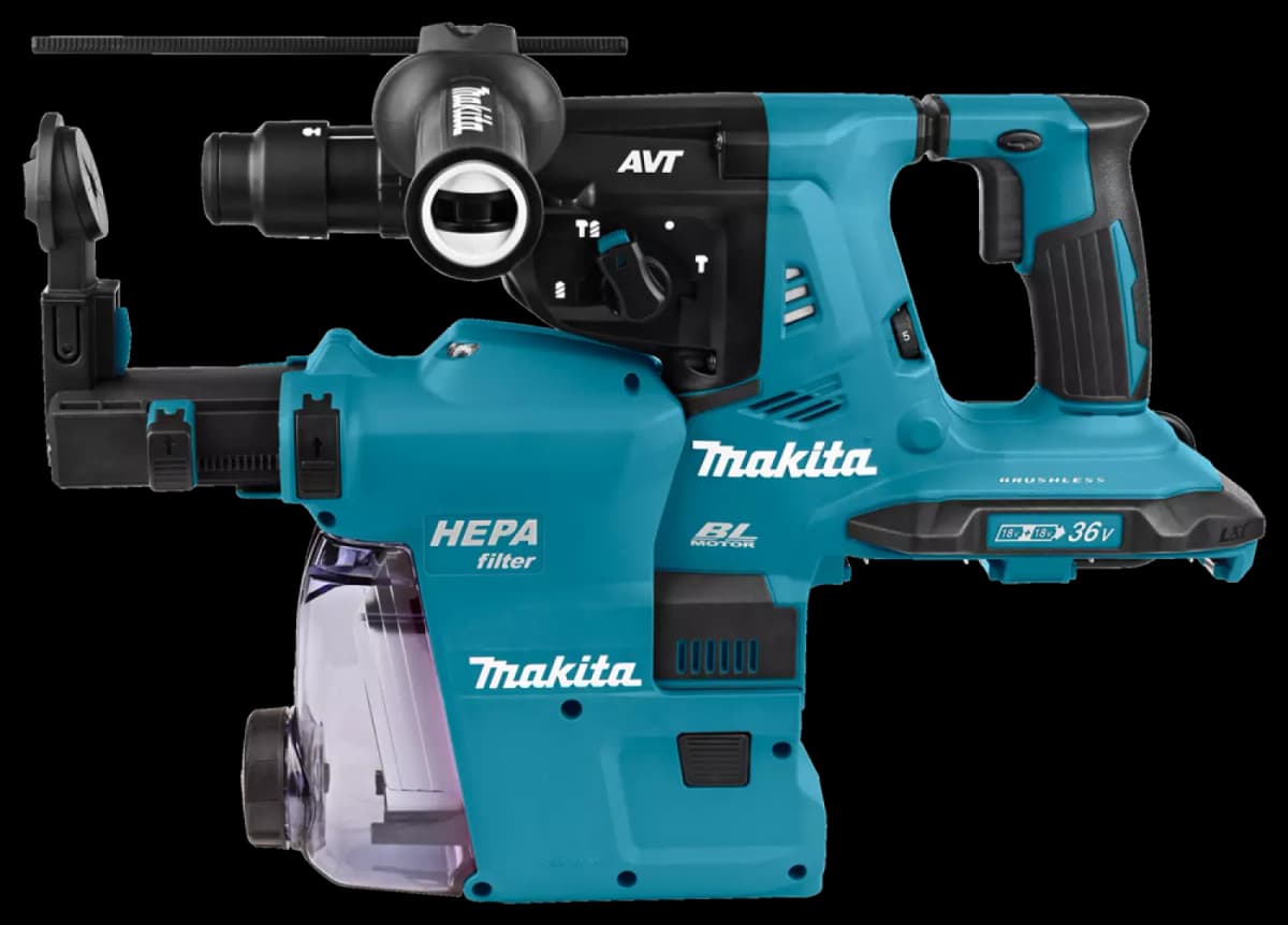 Makita DHR281ZWJ 36V (2x18V) Li-Ion Accu SDS-Plus Combihamer Body In Mbox - 2,9J thumbnail 3