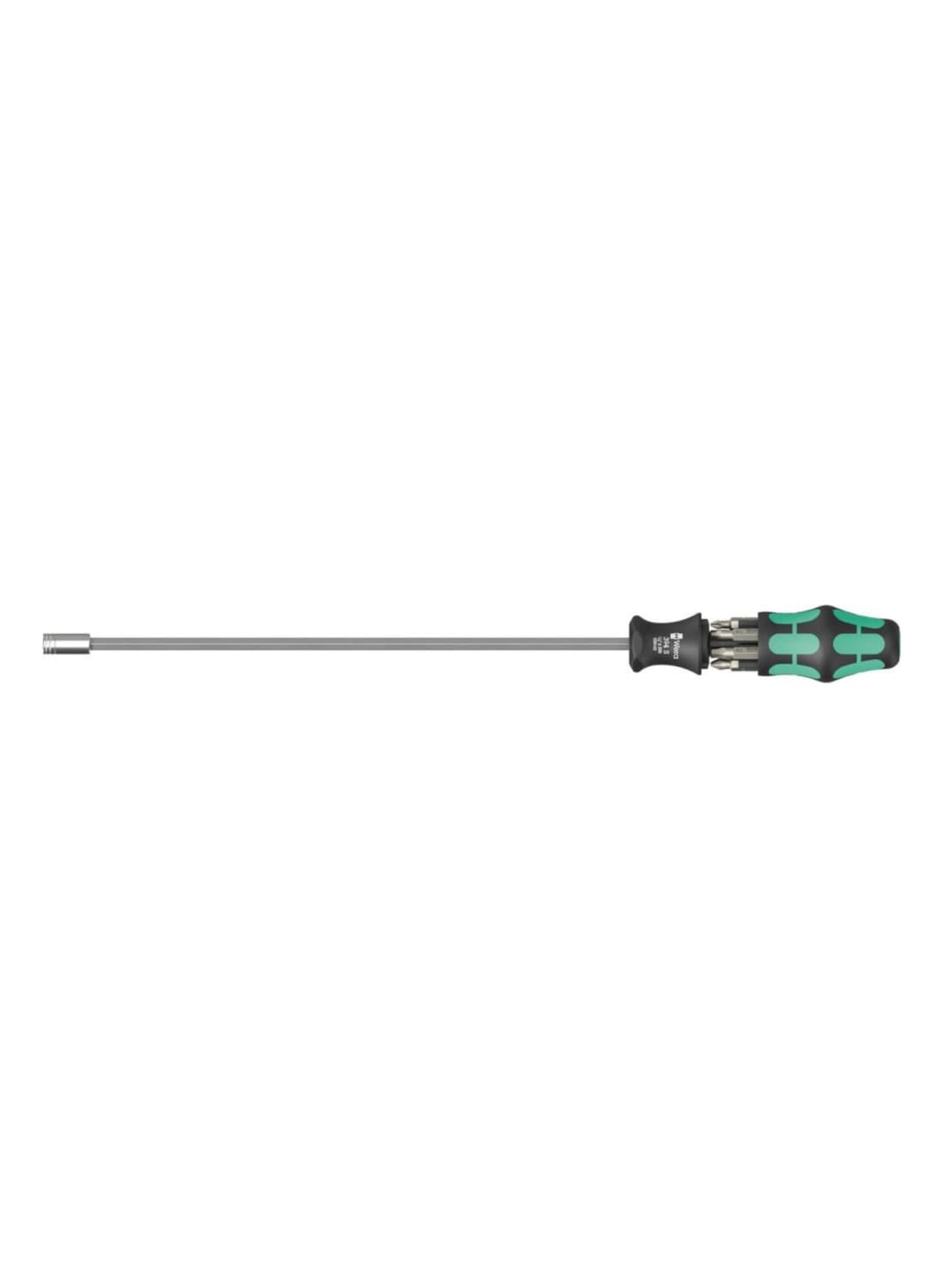 Wera 05051028001 7-delig Kraftform Kompakt 27 XL Universal 1 Handbithouder Met Vast Kling - 1/4"x300mm - Incl 6 Bits