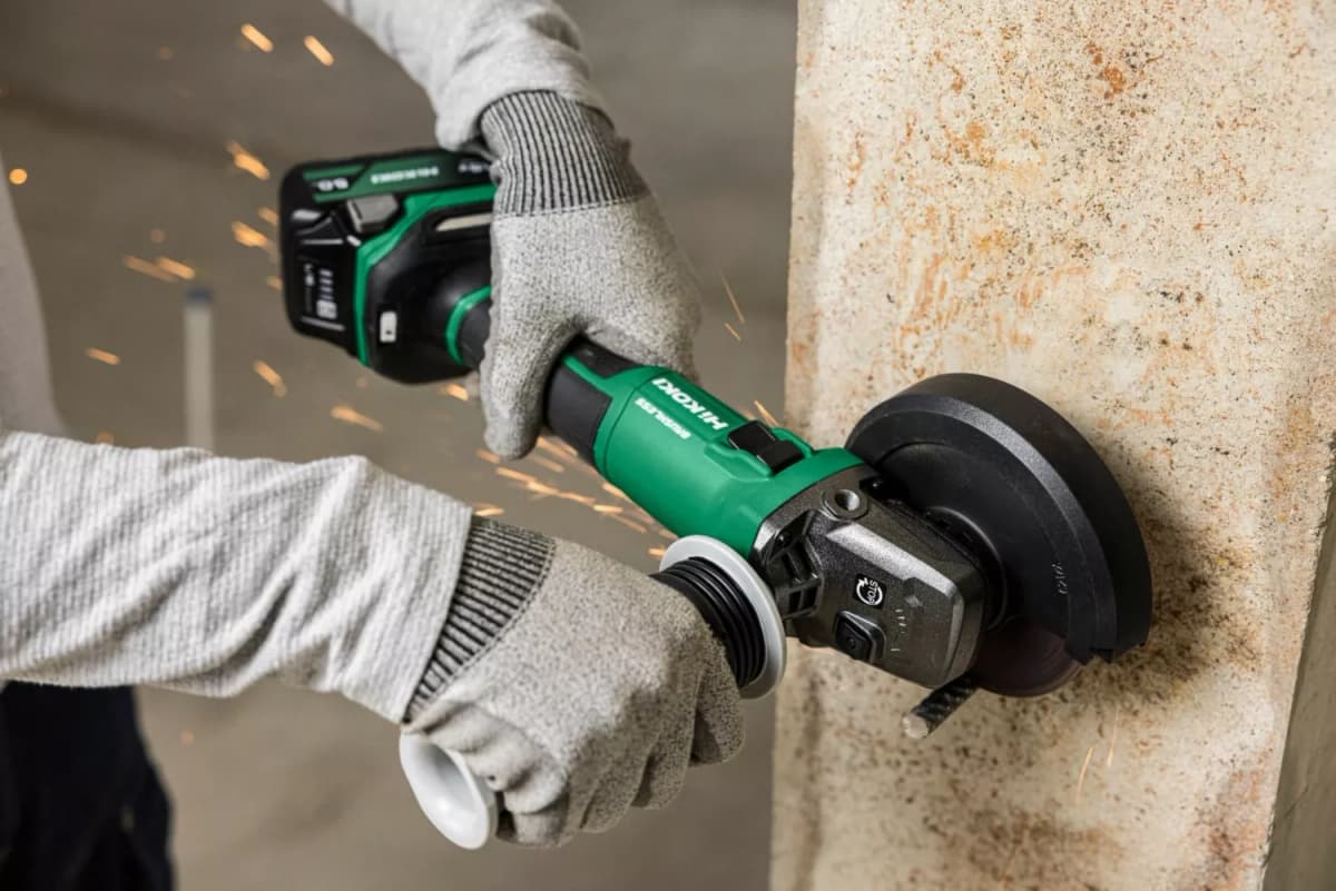 HiKOKI G1813DVEW2Z 18V Li-ion Accu Haakse Slijpmachine Body In HSC II Koffer - 125mm thumbnail 4