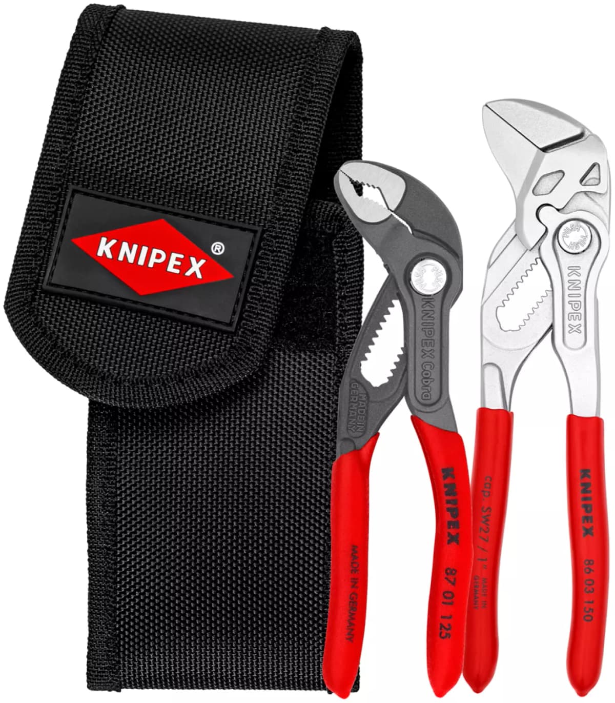 Knipex 002072V01 2-delige Tangenset In Gordeltas