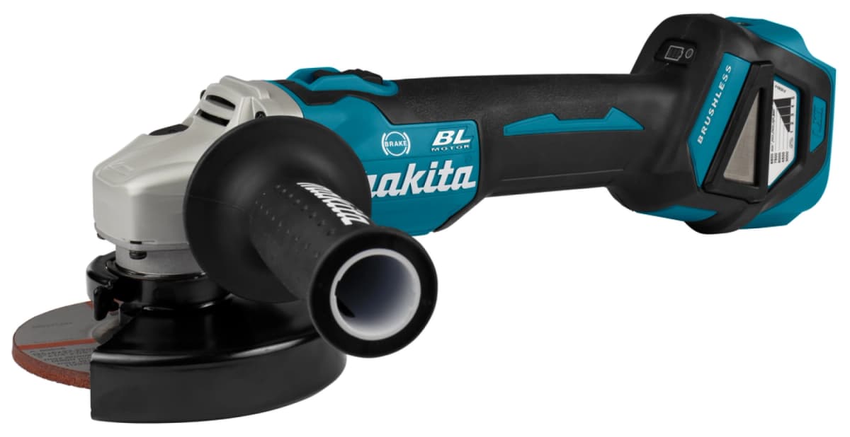 Makita DGA513ZJ 18V Li-Ion Accu Haakse Slijper Body In Mbox - 125mm - Koolborstelloos thumbnail 2