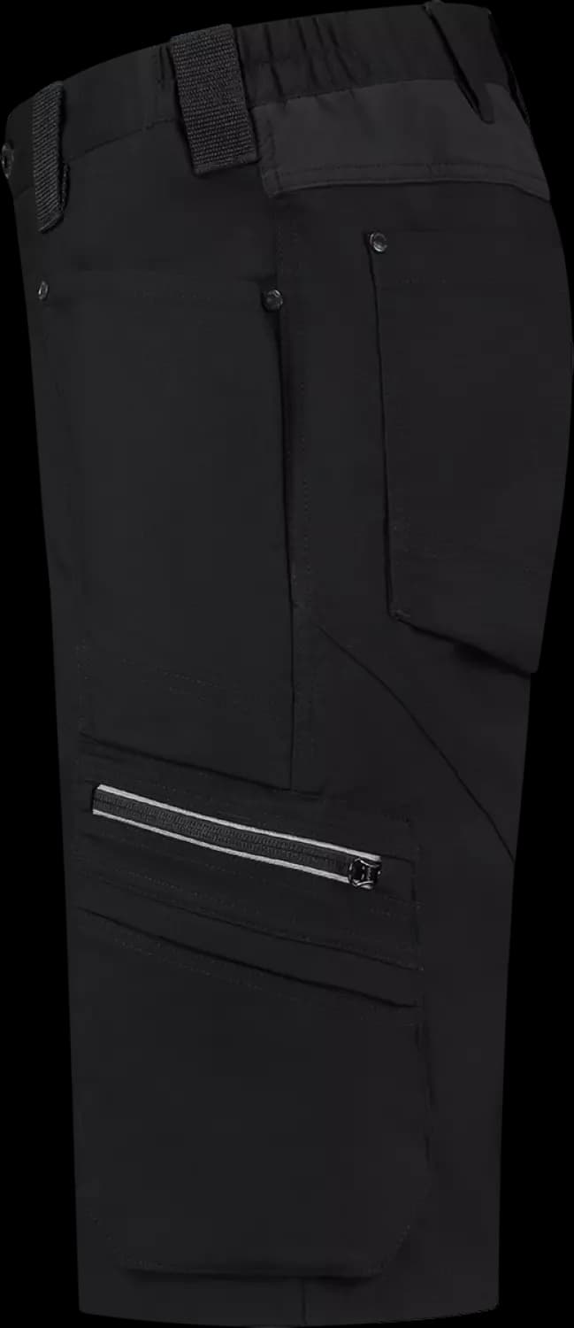 Workman 9063 STRETCH Bermuda Werkbroek P2S - Zwart - Maat 46 (32/32) thumbnail 3