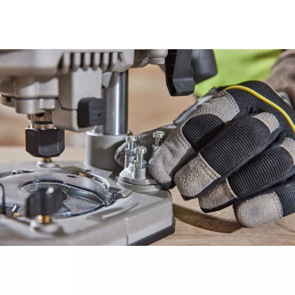 DeWALT DCW620H2 18V Li-ion Accu Bovenfrees Set (2x 5.0Ah POWERSTACK Accu) In TSTAK - 12mm thumbnail 3