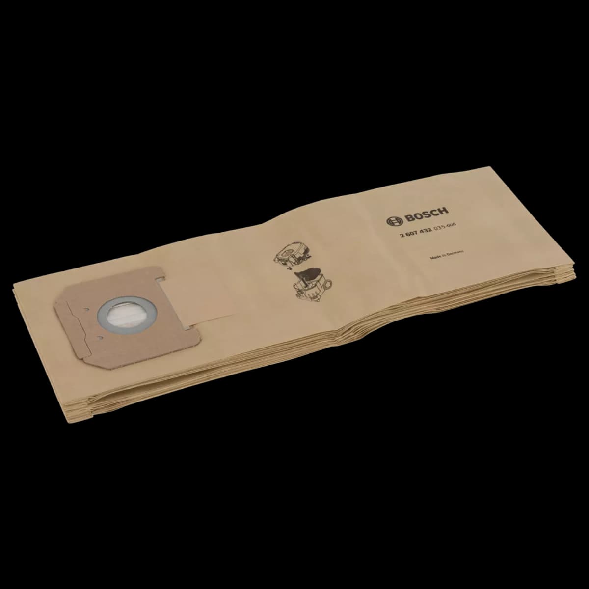 Bosch 2607432035 Papieren Filterzakken (5st) Voor GAS 35 L AFC / GAS 35 L SFC+ / GAS 35 M AFC