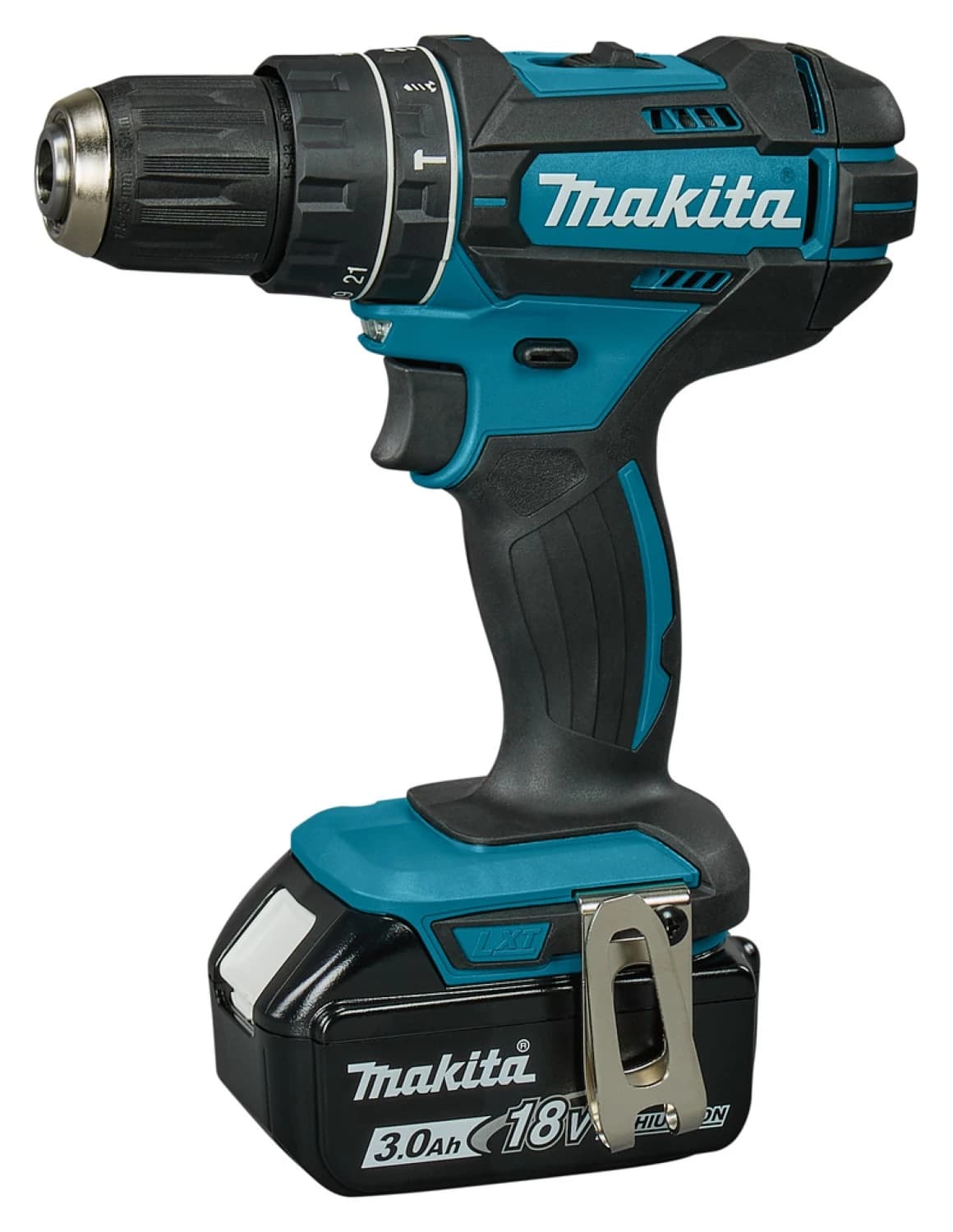 Makita DHP482RFJ 18V Li-Ion Accu Klopboor- /schroefmachine Set (2x 3.0Ah Accu) In Mbox thumbnail 2
