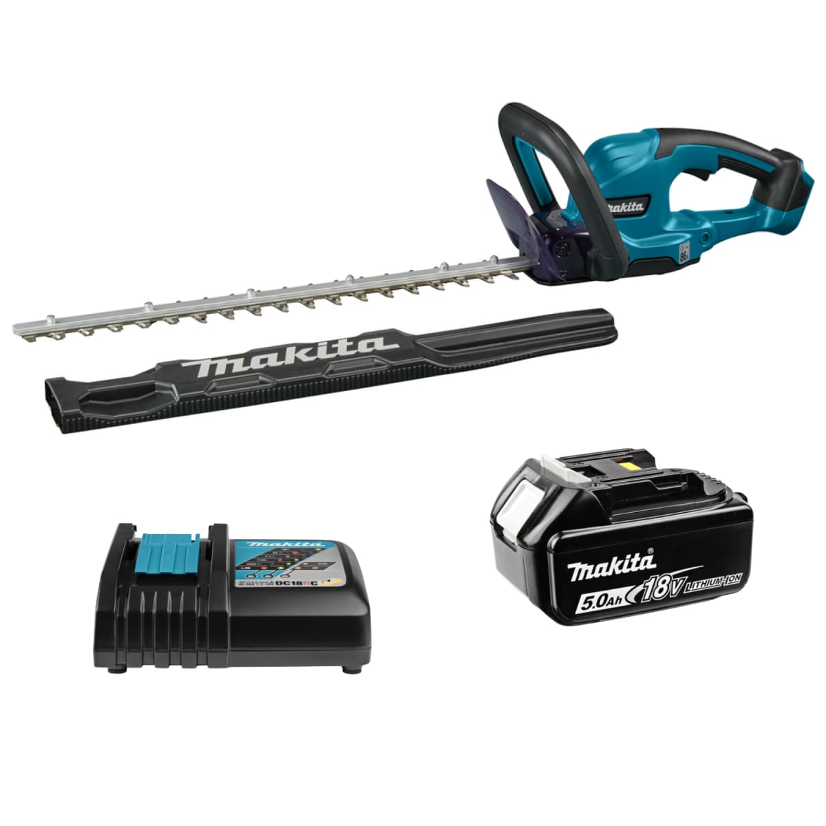 Makita DUH507RT LXT 18V Li-Ion Accu Heggenschaar Set (1x 5,0 Ah Accu) - 500mm