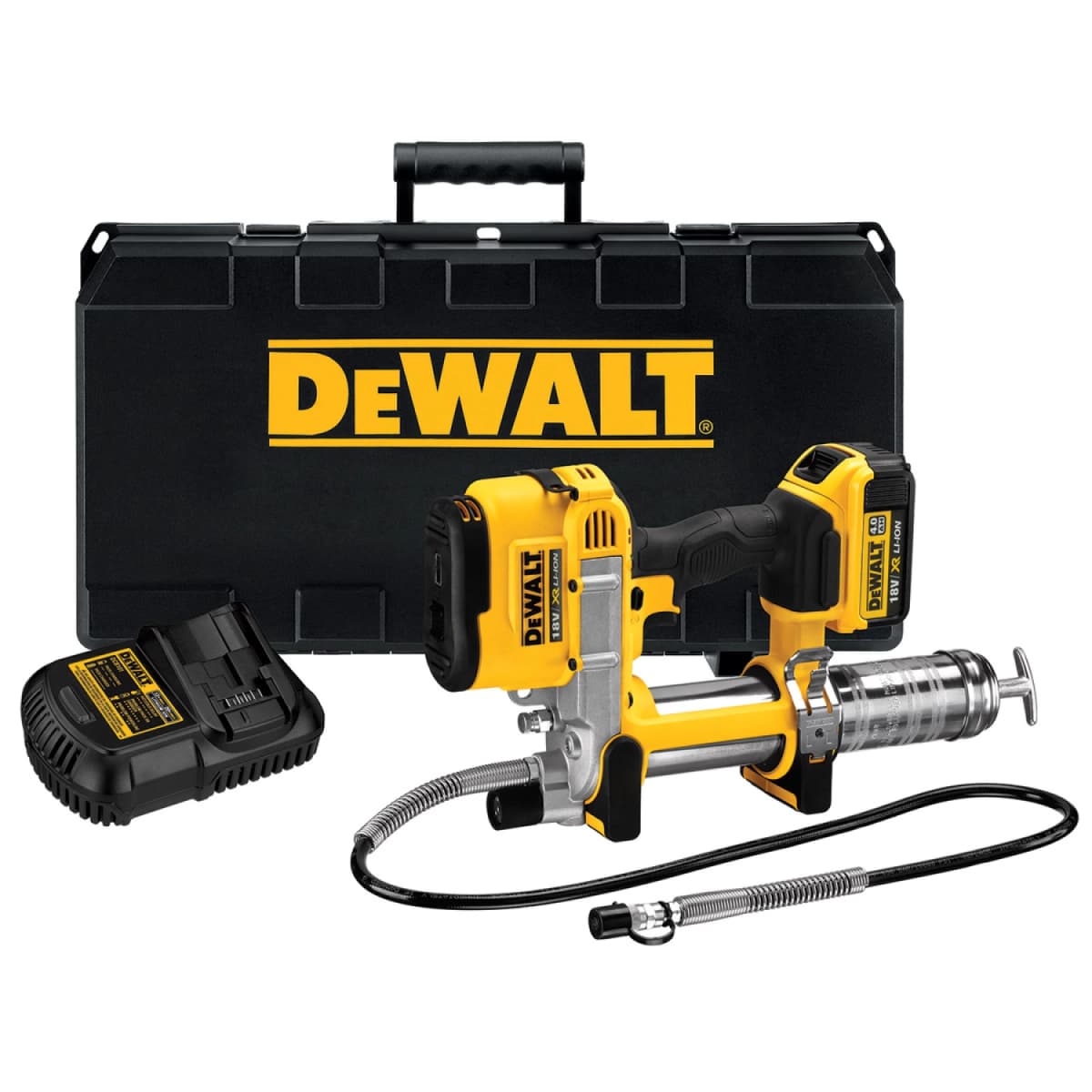 DeWALT DCGG571M1 18V Li-ion XR Accu Vetspuit Set (1 X 4.0Ah) In Koffer