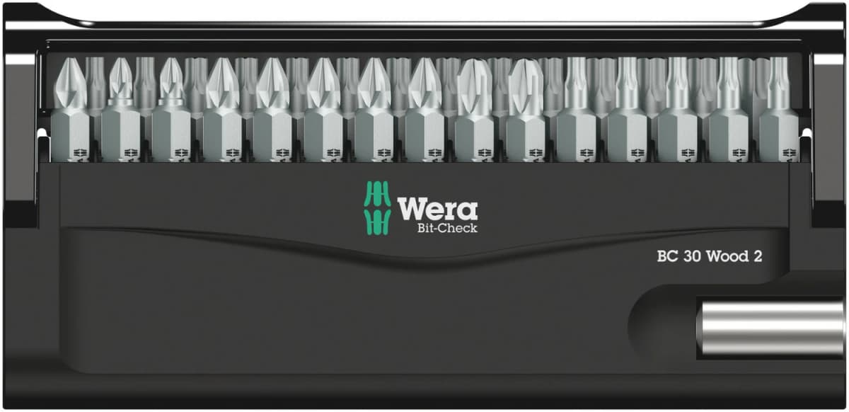 Wera 05057438001 30-delige Bit-Check 30 Wood 2 SB Set