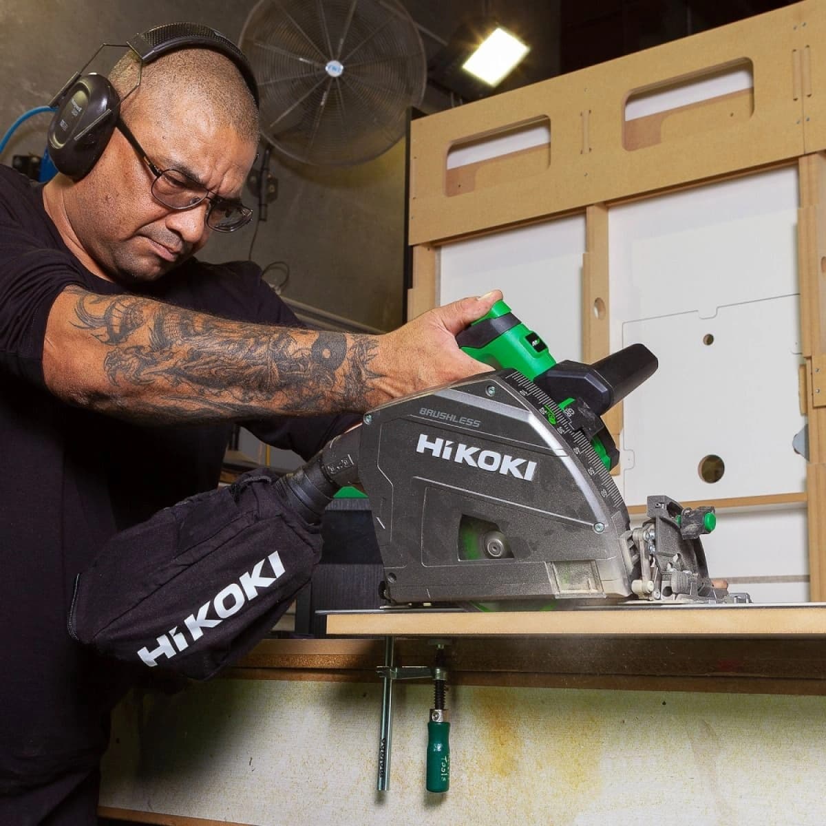 HiKOKI C3606DPAW2Z 36V Li-ion Accu Invalzaag Body In HSC - 165mm thumbnail 4