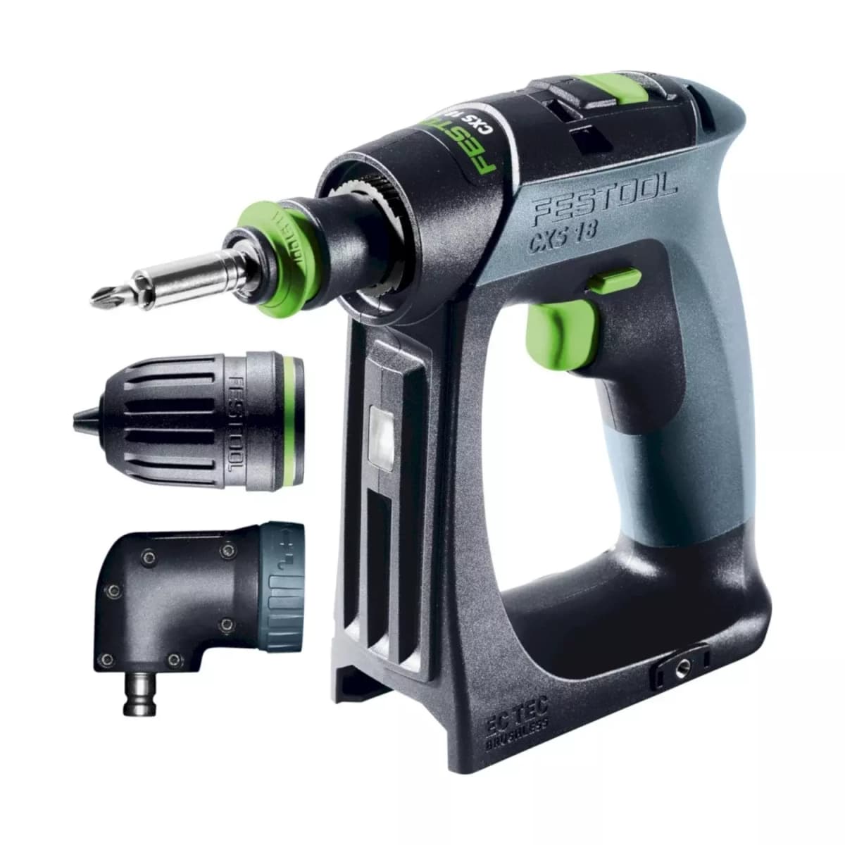 Festool CXS 18-Basic-Set 18V Li-Ion Accu Schroefboormachine Body Incl. Bitset In Systainer - 40Nm thumbnail 2