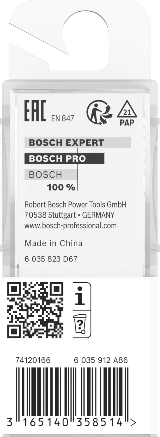 Bosch 2608628390 Vingerfrees - 2 Snijvlakken - Hardmetaal - 20x25mm thumbnail 3