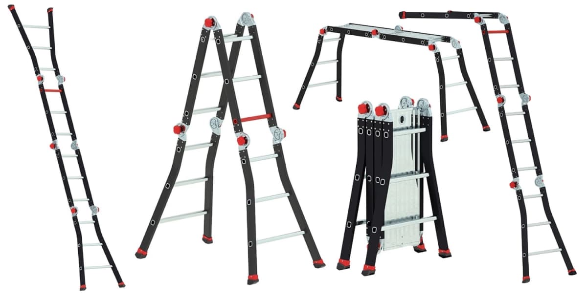 Altrex Varitrex PRO+ Vouwladder Incl. Platform - Aluminium - 4x3 Sporten