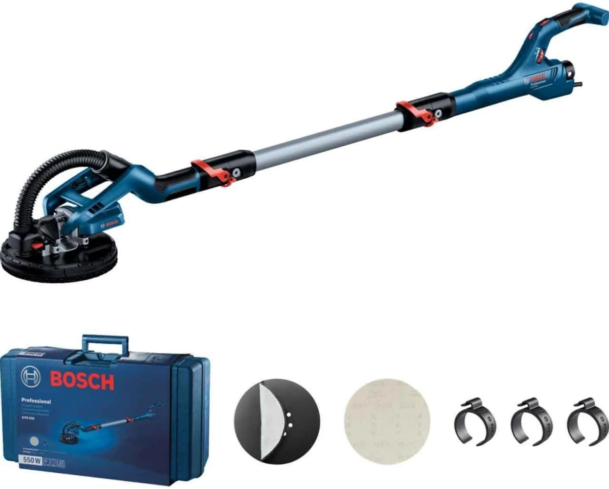 Bosch 0615A5004P Langnek Schuurmachine GTR 55-225 + Bouwstofzuiger GAS 35 L AFC thumbnail 2
