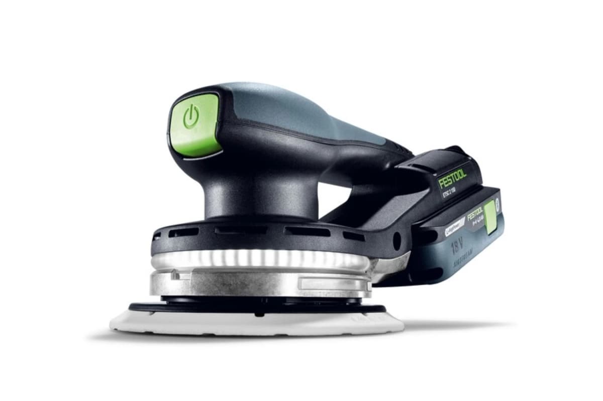 Festool ETSC 2 150 4 I-Plus 18V Accu Excenterschuurmachine Set (2x 4Ah) In Systainer - 150mm thumbnail 2