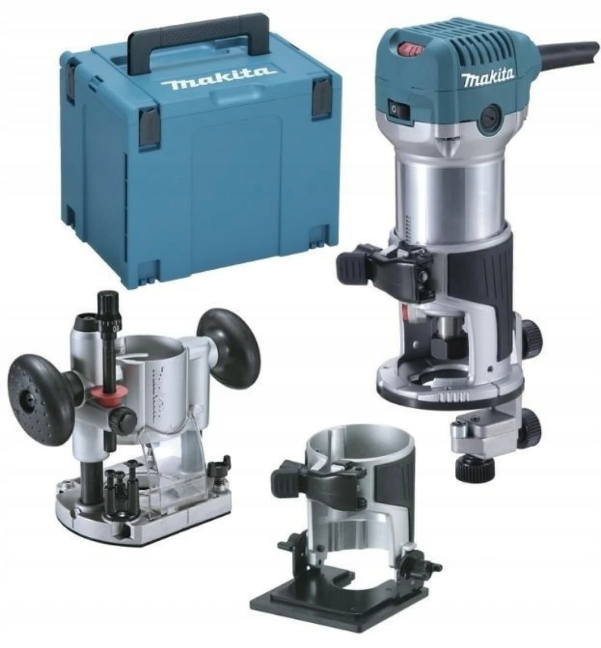 Makita RT0702CX2J Bovenfrees / Kantenfrees / Trimmer In Mbox - 710W - 6mm