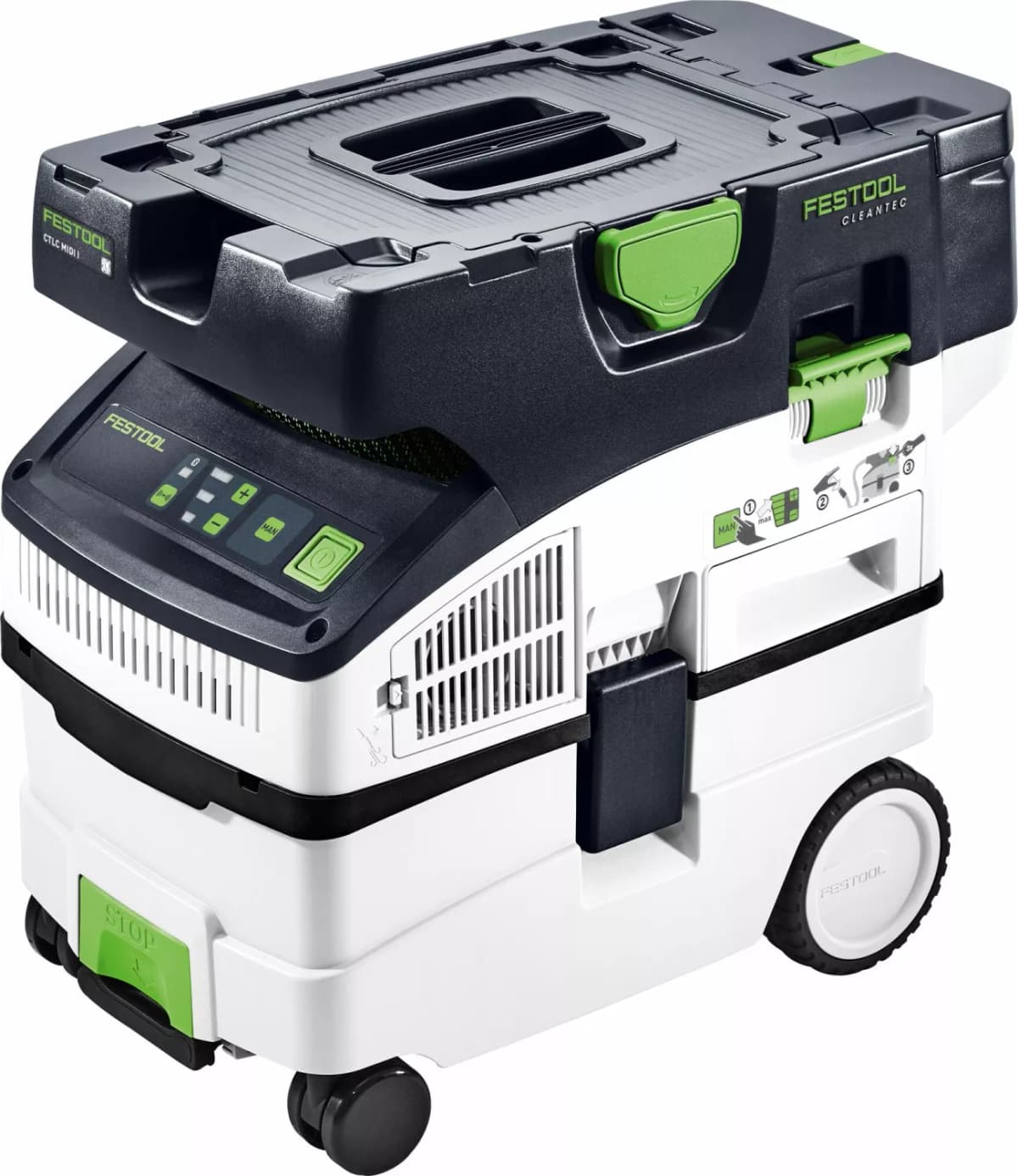 Festool CTLC MIDI I-Basic 36V (2x18V) Li-Ion Accu Stofzuiger Body - 3100l/min
