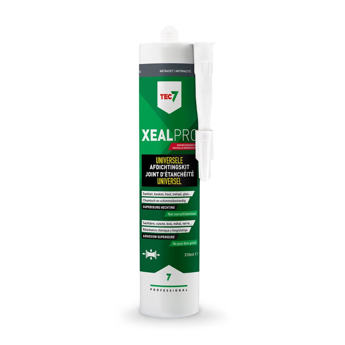 TEC7 XealPro Universele Kit - Antraciet - 310ml