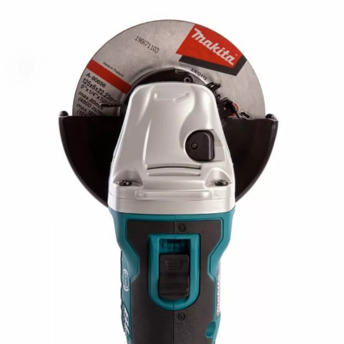 Makita DGA513Z 18V Li-Ion Accu Haakse Slijper Body - 125mm - Koolborstelloos thumbnail 3