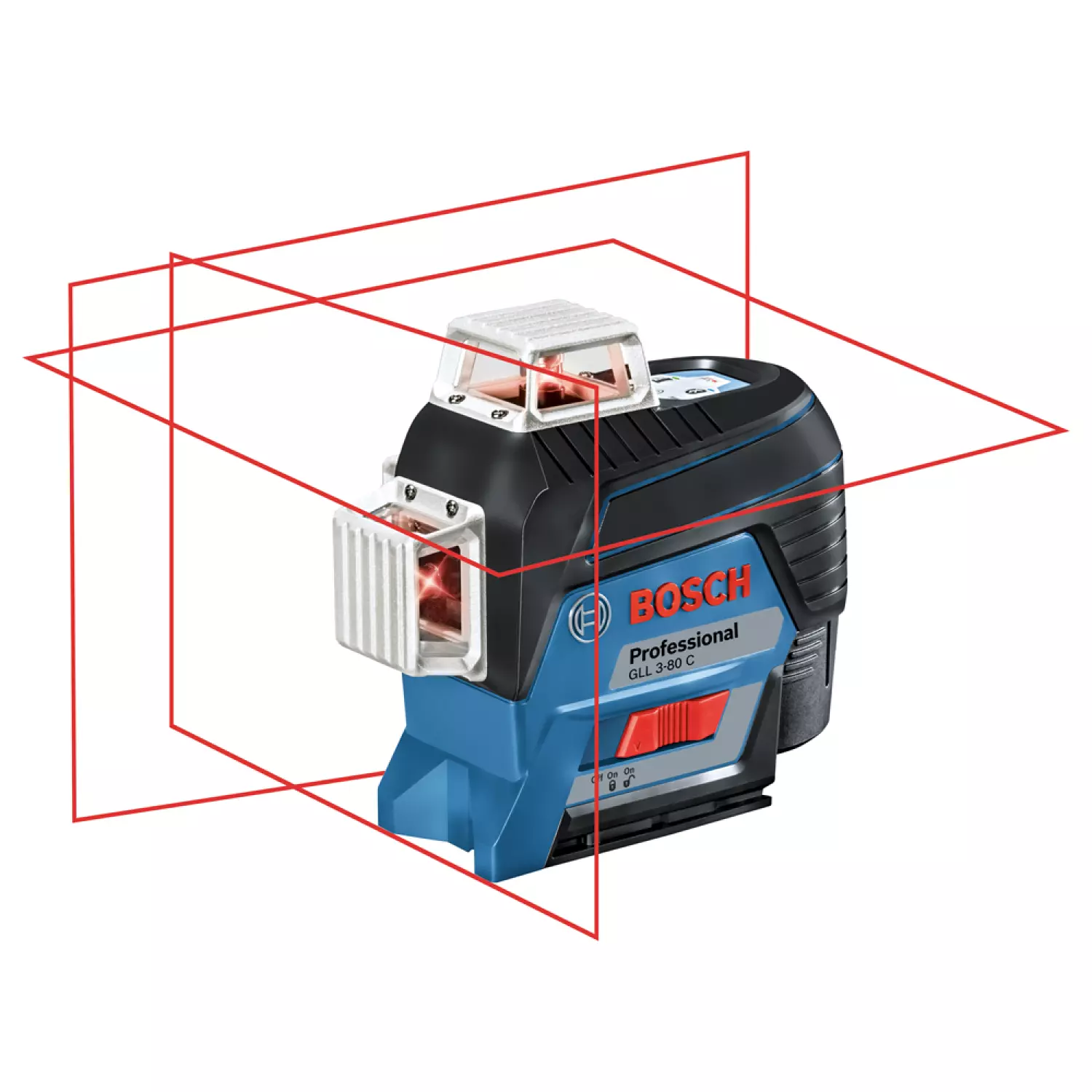 Bosch GLL 3-80 C 12V Li-Ion Accu Lijnlaser (4x 1,5-V-LR6 (AA)) thumbnail 2
