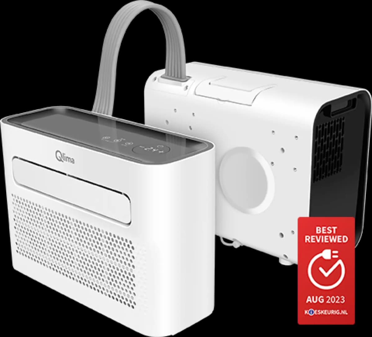 Qlima MS-AC 5001 Split Unit Airconditioner Wit/zwart - 1,46kW thumbnail 2