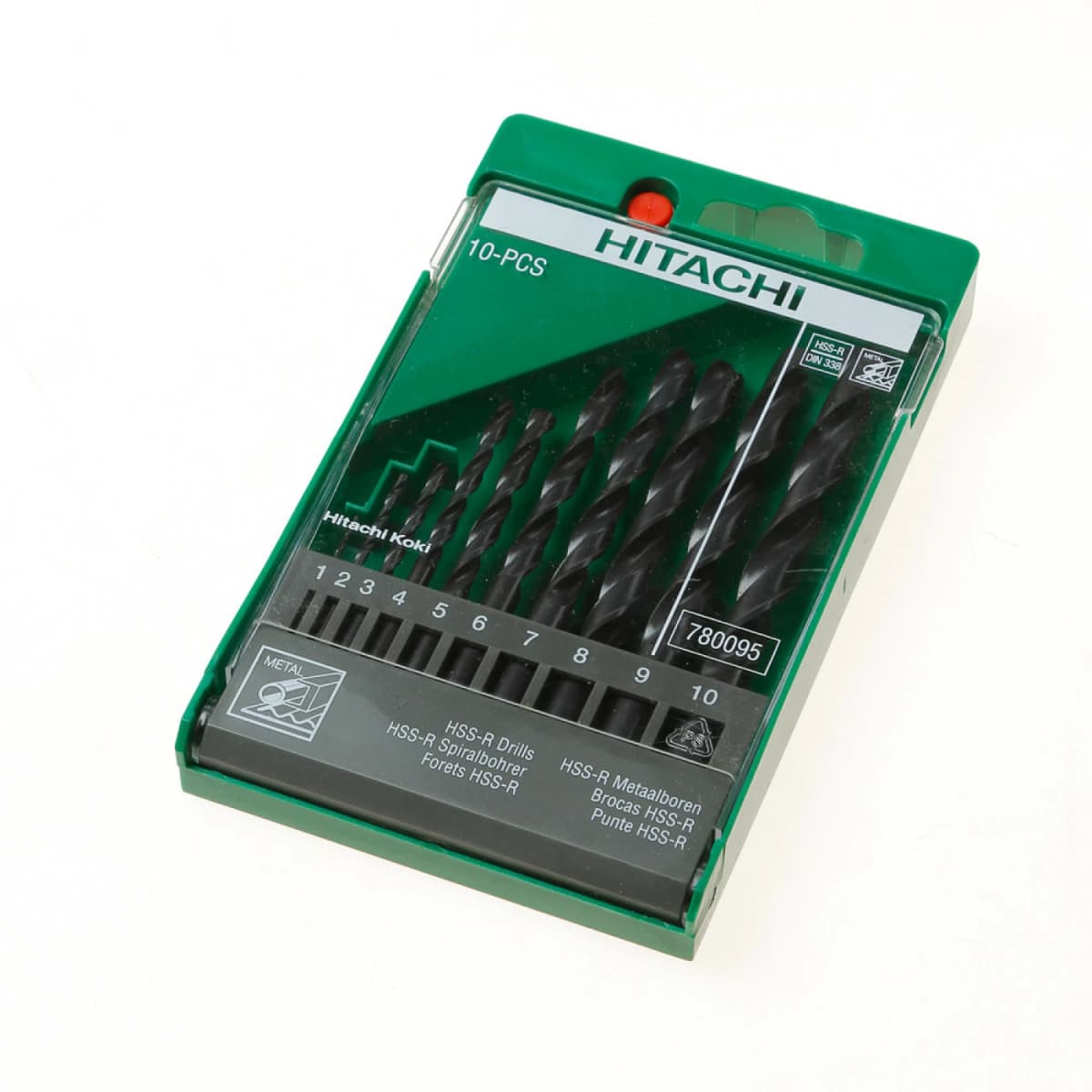 HiKOKI 780095 10-delige HSS-R Metaalborenset