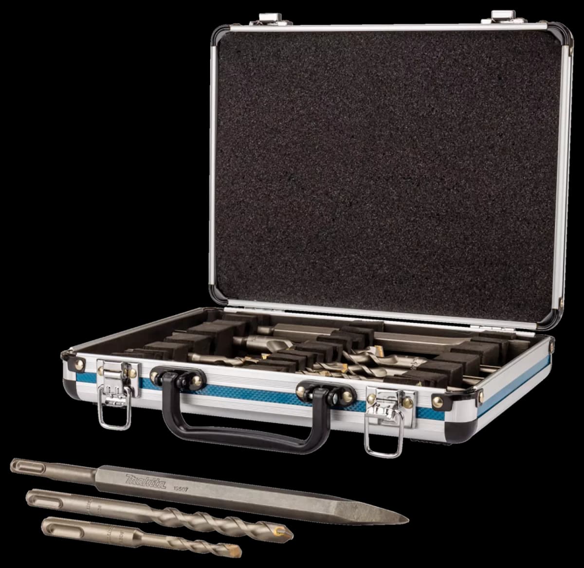 Makita D-42400 13-delige SDS-Plus Beitel-/borenset In Koffer thumbnail 4