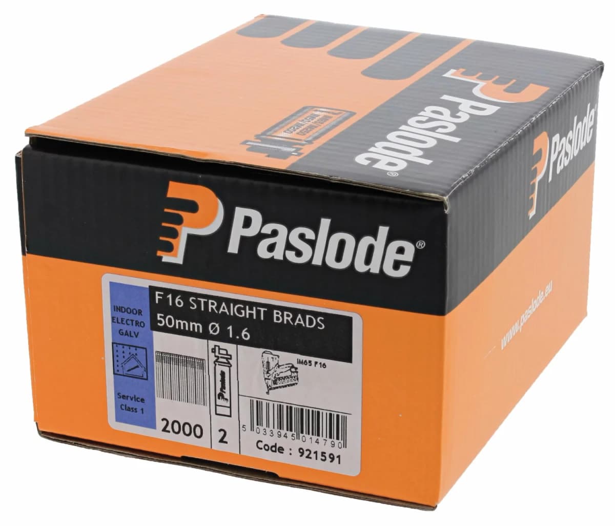 Paslode 921589 Afwerknagel Incl. Gas - IM65F16x38mm - Verzinkt 3Mµ (2000st) thumbnail 2