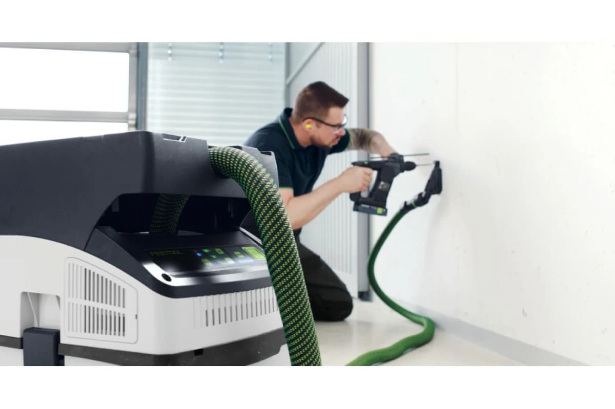 Festool CTLC MIDI I-Plus 36V (2x18V) Li-Ion Accu Stofzuiger Set (4x 5,0Ah) In Systainer - 3100l/min - Stofklasse L thumbnail 3