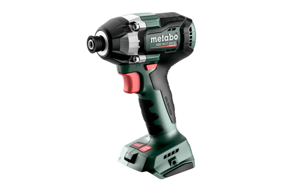 Metabo SSD 18 LT 200 BL 18V Li-Ion Accu Slagmoersleutel Body In Metabox - Koolborstelloos thumbnail 2