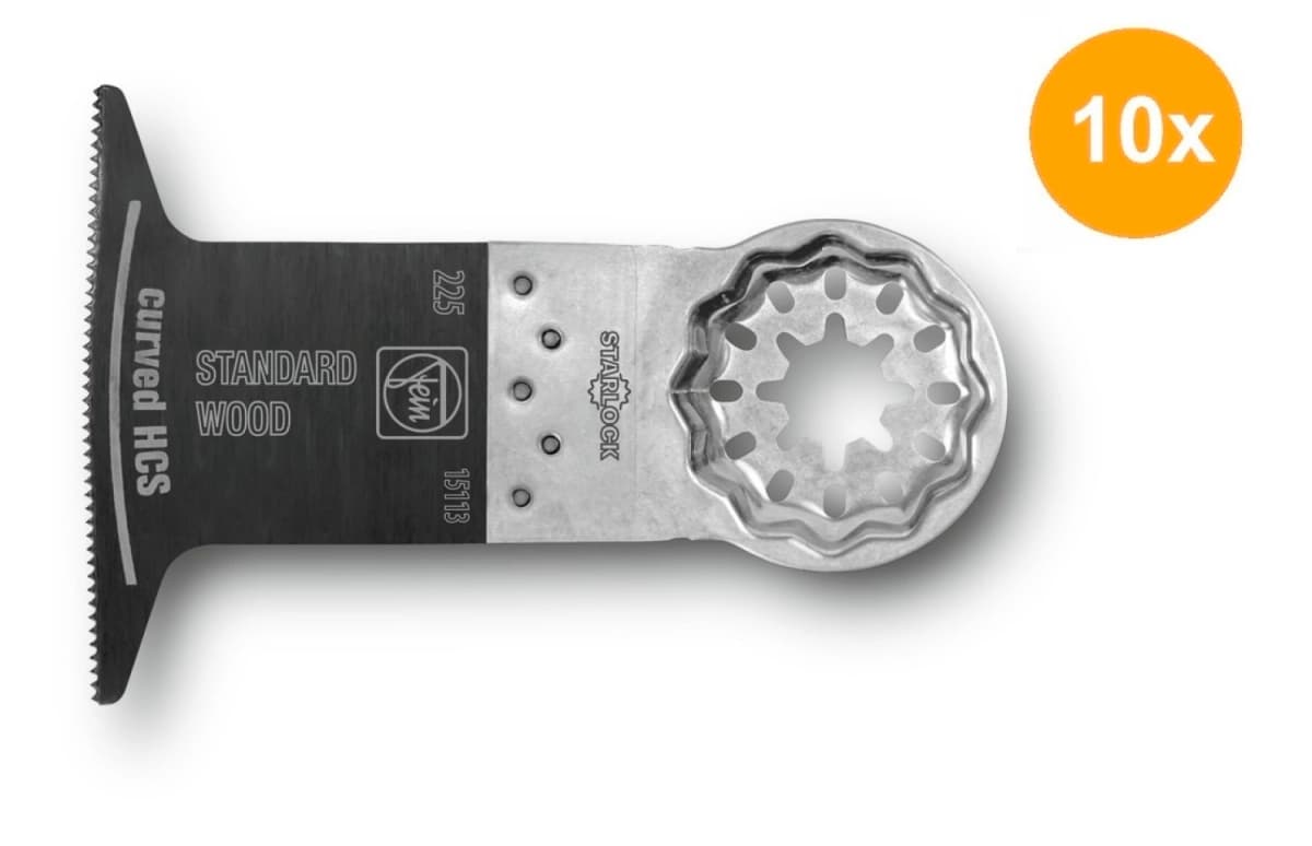 Fein 63502225240 E-Cut Standard Zaagblad Curved (10st) - 65 X 50mm