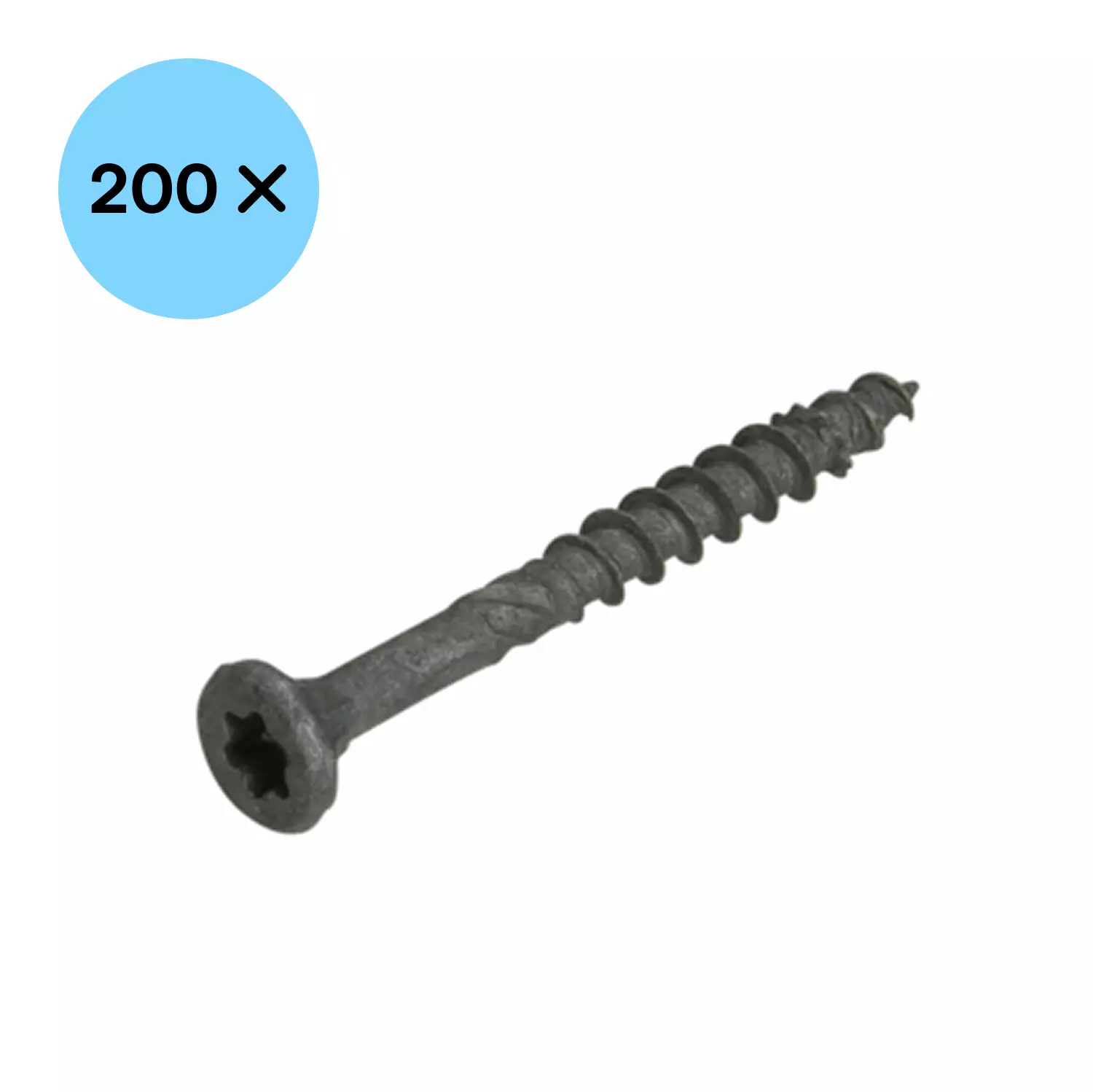 DynaPlus 0281.08.41902 Unischroef - TX25 - 5.0 X 50/30mm - Platkop - Deeldraad - Gecoat (200st) thumbnail 2