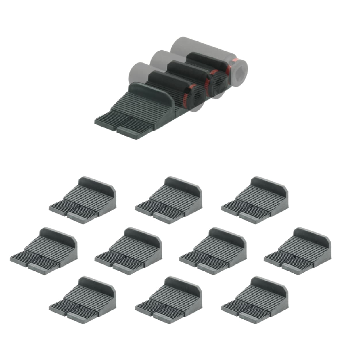 StealthMounts DHSP-SW-SK-10 Drawer Hive Deep Krachtdophouder Universeel Voor Ladekast - Zwart - 10 Stuks