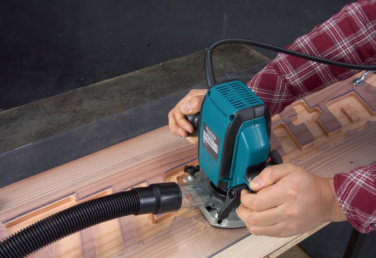 Makita RP0900J Bovenfrees In Mbox - 900W - 8mm thumbnail 3