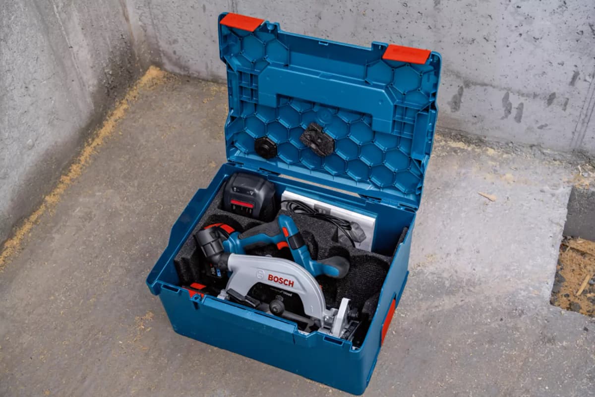 Bosch GKS 18V-57-2 18V Li-ion Accu Cirkelzaag Body In L-Boxx - 165mm thumbnail 3