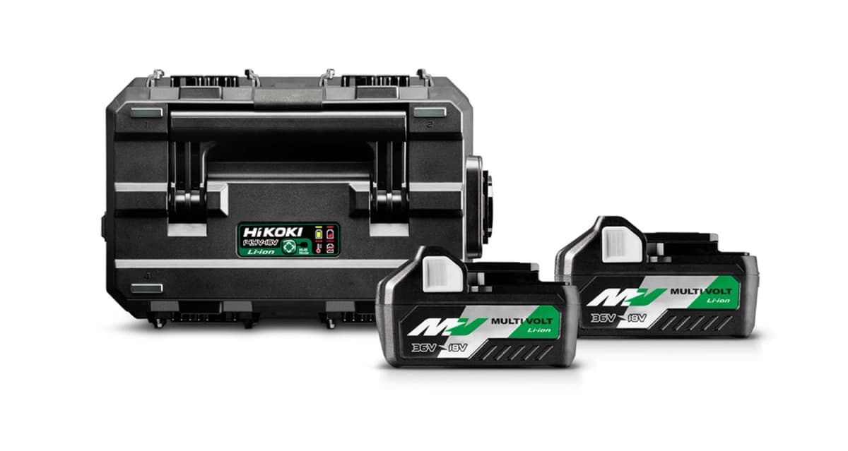 HiKOKI UC18YTSLWA2 Booster Bundel A2 - Multilader UC18YTSL + 2 X 2,5Ah 36V /5,0Ah 18V MVA