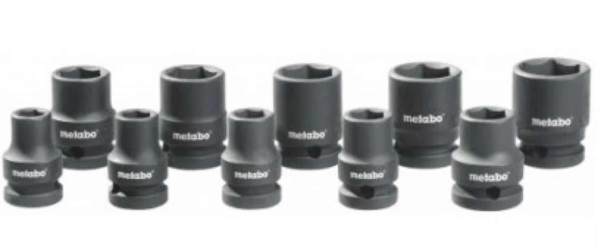 Metabo 628831000 10-delige Dopsleutelset - Slagvast - 1/2"