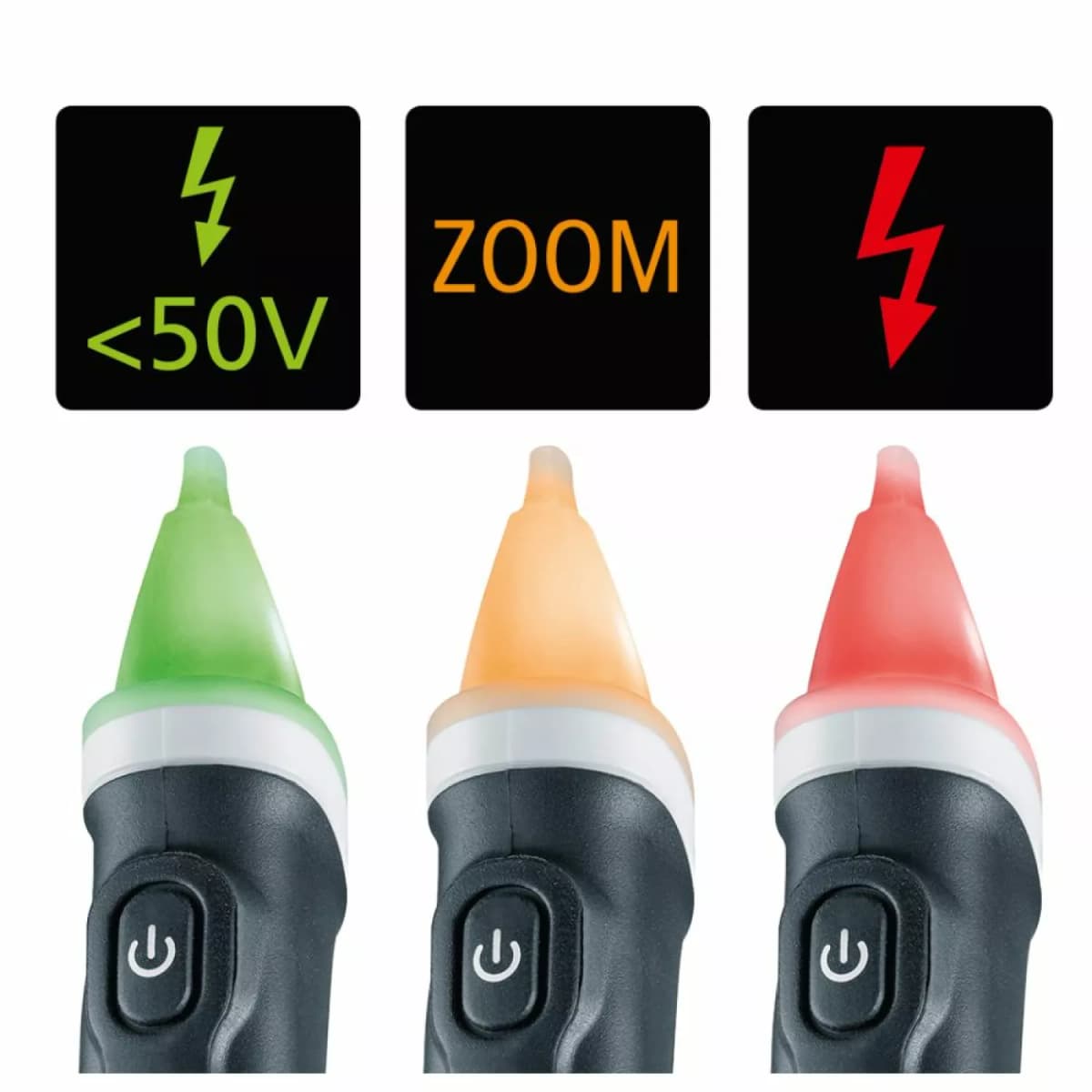 Laserliner AC-tiveFinder XP Spanningszoeker - CAT IV 1000V - IP67 - AC 12-1000V thumbnail 2