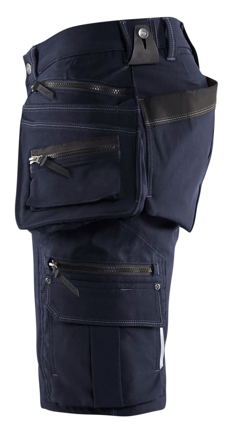 Blåkläder X1900 Werkbroek 4-weg Stretch 1998 - Marineblauw/zwart - Maat 58 (XXL) thumbnail 3