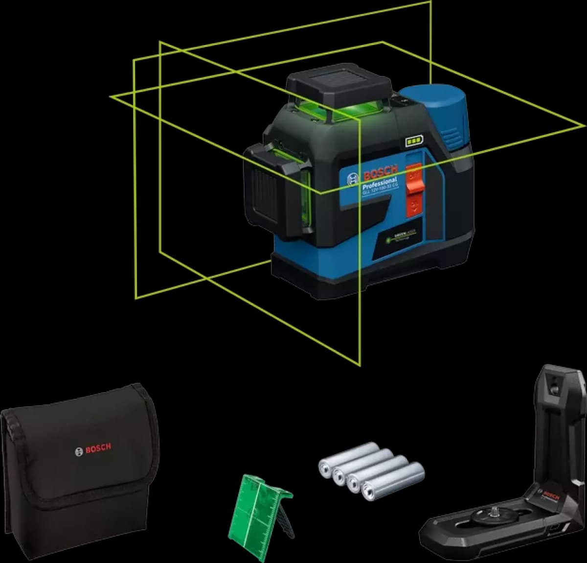Bosch GLL 12V-100-33 CG 12V Accu Lijnlaser In Tas