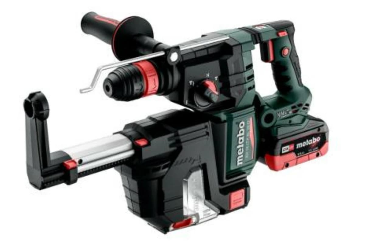 Metabo KH 18 LTX BL 28 Q Set ISA 18V Li-ion Accu Combihamer Set (2x 5.5Ah LiHD Accu) In MetaBOX thumbnail 2