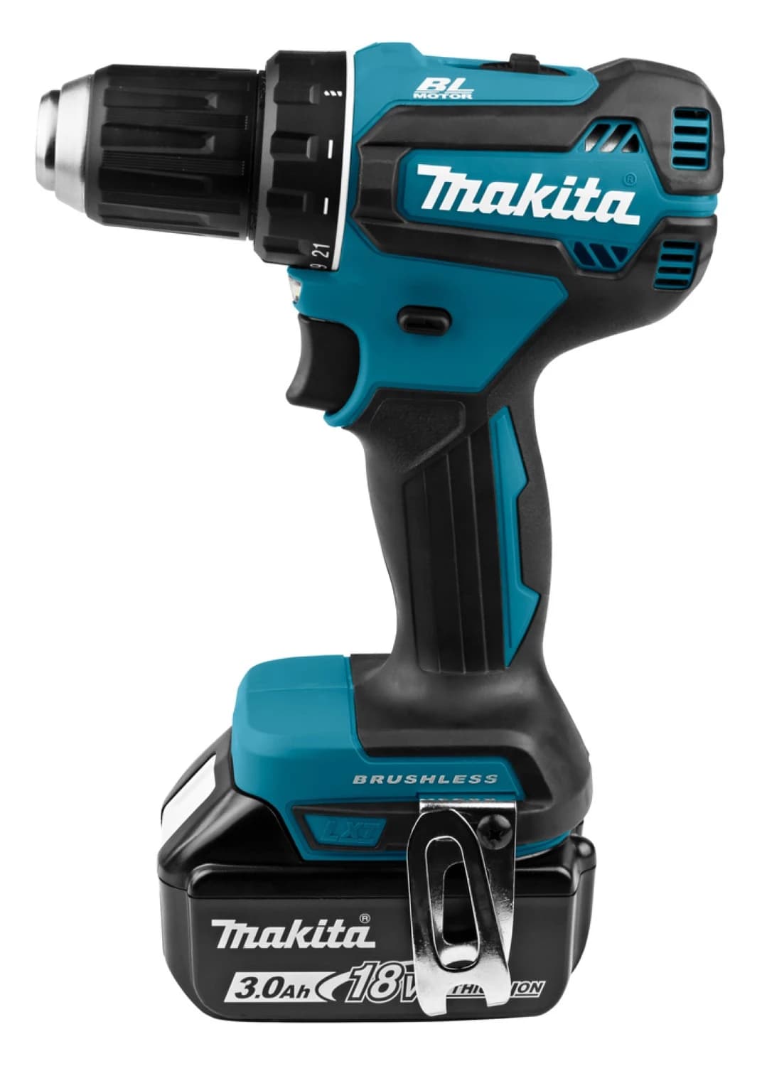 Makita DDF485ZJ 18V Li-Ion Accu Boor-/schroefmachine Body In Mbox - Koolborstelloos thumbnail 2