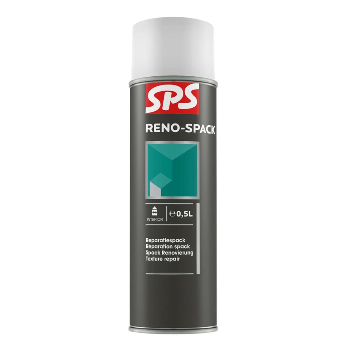 SPS Reno-Spack Structuur Reparatiemiddel Voor Binnen - Wit - 500ml