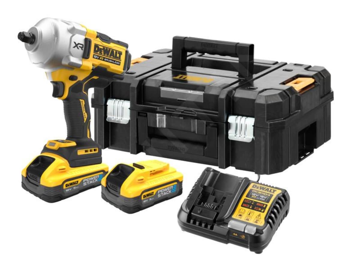 DeWALT DCF961H2T 18V Li-ion XR Accu Slagmoersleutel Set (2x 5,0Ah) In TSTAK - 1/2''- 1626Nm - Koolborstelloos