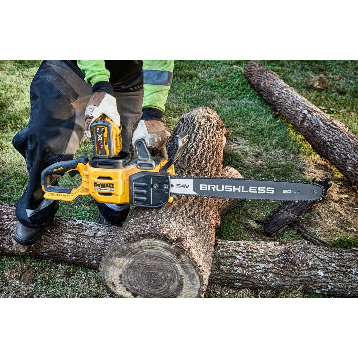 DeWALT DCMCS575N 54V XR FLEXVOLT Li-Ion Accu Kettingzaag Body - 50cm thumbnail 4