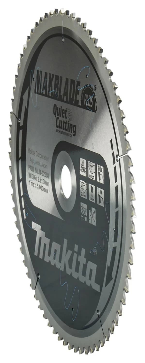 Makita B-32568 Makblade-Plus Cirkelzaagblad - 305 X 30 X 70T - Hout thumbnail 2