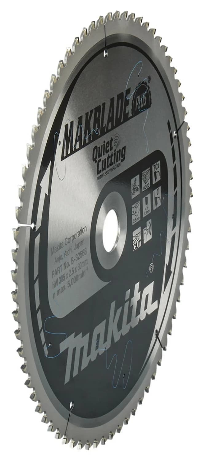 Makita B-32568 Makblade-Plus Cirkelzaagblad - 305 X 30 X 70T - Hout thumbnail 3
